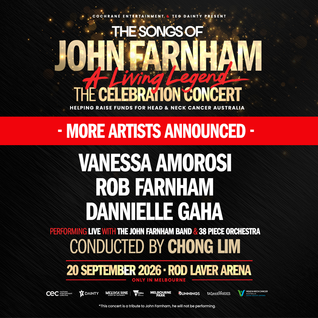 Celebrating John Farnham: A One-Night Music Extravaganza